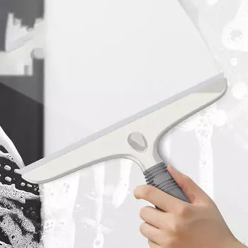 Скребок для окон, практичный инструмент для очистки стекла, ручной очиститель, зеркало в ванной комнате