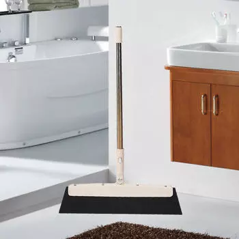 Скребок для пола, скруббер с регулируемым углом, сверхмощная бытовая метла, лезвие из пенопласта EVA для гаража светло-зеленый