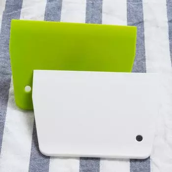 Скребок для помадки для теста, лопаточка для украшения торта, резак для приготовления пищи, более гладкий инструмент зелёный