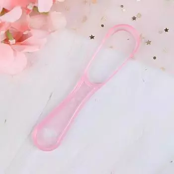 Скребок для языка, очиститель для рта, скребок для рук, щетка для чистки зубов, гигиена полости рта светло-розовый