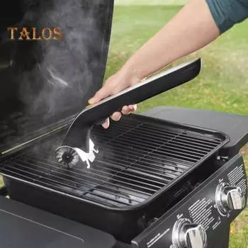 Скребок для щеток для электрического гриля с резервуаром для воды, скорость вращения 20000 об/мин, беспроводная щетка для чистки барбекю для уличных грилей чёрный