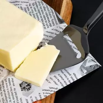 Скребок для сыра, полый дизайн, нержавеющая сталь, ломтерезка для сыра, многофункциональный скребок для масла для домашней кухни серебряный