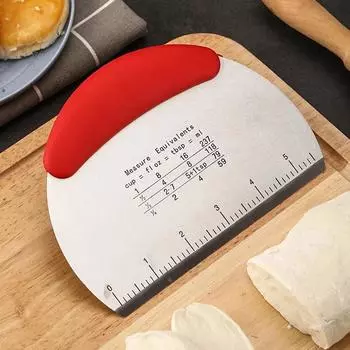 Скребок для теста, хлеба, пиццы, резак для теста, скребок для теста, скребок из нержавеющей стали, нож для теста, измельчитель для выпечки, кухонные гаджеты