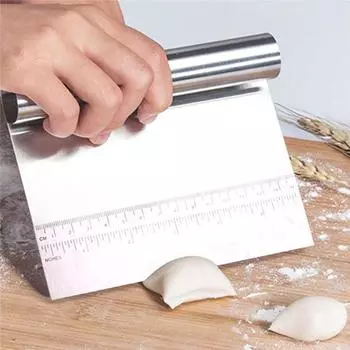 Скребок для теста из нержавеющей стали для выравнивания крема на торте One Size