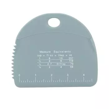 Скребок для теста, силиконовый резак для теста, безопасный для пищевых продуктов, скребок для многоцелевого использования, резак для торта и пиццы с L серый