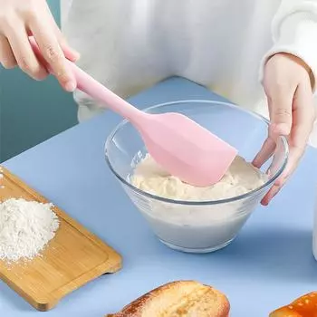 Скребок для торта из пищевого силикона, антипригарная лопатка для масла и крема, миксер, кисть для масла, термостойкие лопатки, лопатка, инструменты для выпечки
