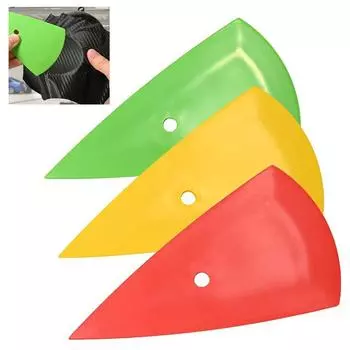 Скребок для установки пленки на стекла автомобиля, скребок для тонировки виниловой пленкой, лезвие для наклейки пленки на окна, скребки для очистки воды красный