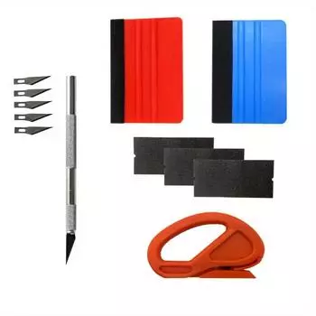 Скребок для виниловой пленки для окон автомобиля, набор инструментов для чистки окон, может использоваться для оклейки мобильных телефонов, автомобильных аксессуаров, инструментов для оклейки автомобилей