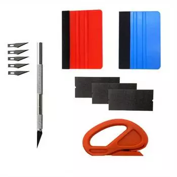 Скребок для виниловой пленки для окон автомобиля, набор инструментов для чистки окон, может использоваться для оклейки мобильных телефонов, автомобильных аксессуаров, инструментов для оклейки автомобилей
