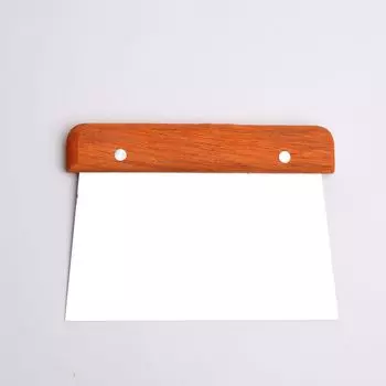 Скребок для выпечки из нержавеющей стали, трапециевидный нож для теста для кремового торта, скребок для домашнего хозяйства, кухонный инструмент для выпечки, большой нож для резки