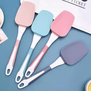 Скребок для выпечки, универсальный цельный силиконовый практичный универсальный инструмент для 1 розы красного