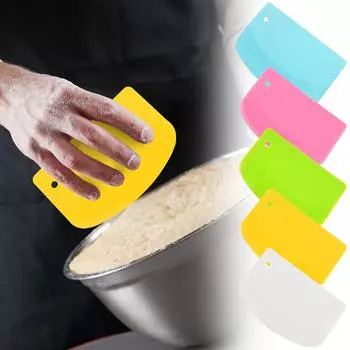 Скребок для жесткой скамейки — инструменты для хлеба высшего качества для домашней выпечки, скребок для теста — эргономичные скребки для пластиковых чаш для вашей кухни One Size зелёный