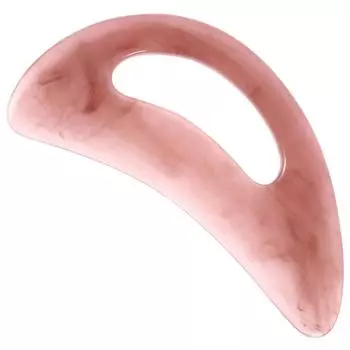 Скребок гуа-ша из смолы для домашнего использования, маленький, компактный, массажер для мышц, 7,8 дюйма One Size