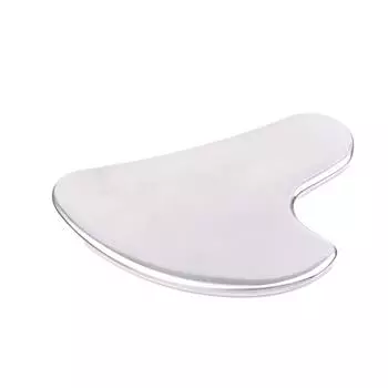 Скребок Гуаша для лица, массажер Гуаша из нержавеющей стали, для тела, шеи, спины, снятия стресса, косметический инструмент для очищения кожи, лимфодренажного детокс-массажа