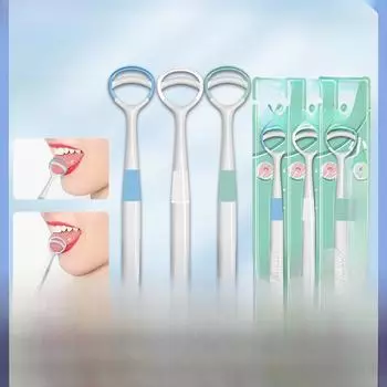 Скребок и очиститель для языка оленя для гигиены полости рта