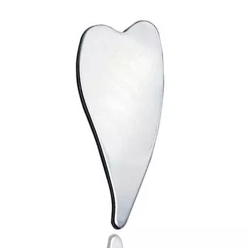 Скребок из нержавеющей стали для удаления черных точек, ручная лопатка для очистки пор, удаление черных точек и прыщей, массажная доска для очистки кожи лица as the picture