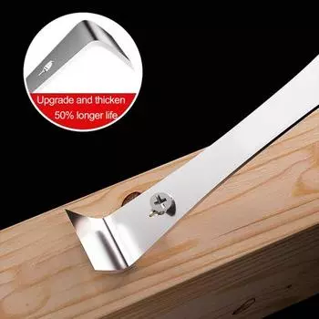 Скребок из нержавеющей стали, инструмент для удаления ногтей, инструмент для вытягивания, скребок для улья, ручной скребок S красный