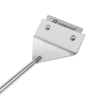 Скребок из нержавеющей стали с 1 лезвием для аквариумных рыб, растений, стеклянных резервуаров, длина 18 дюймов, нескользящая ручка