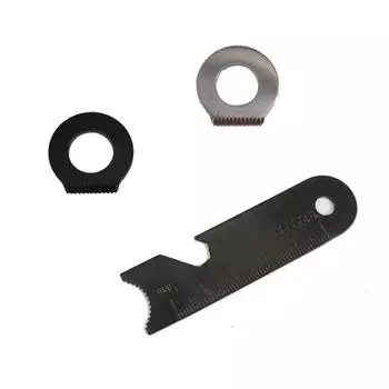 Скребок круглый глаз кремень открытый портативный многофункциональный кемпинг походный квадратный тип аварийный инструмент для выживания измерительная линейка