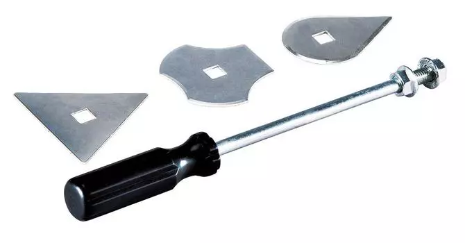 Скребок Makita с 3 типами сменных насадок A-67284