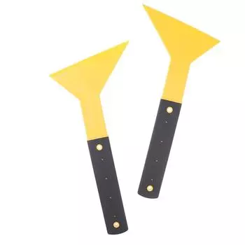 Скребок размер 36*15 см пластиковый желтый длинная ручка автомобильный скребок для виниловой пленки скребок для тонировки стекол автомобиля инструмент автомобильные аксессуары