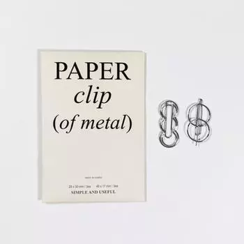 Скрепка для бумаг с дизайном настроения - популярная фраза в Корее. paper clip