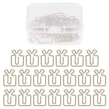 Скрепки для бумаги Железо Прочный Антикоррозийный Процесс Покрытия Прочный Невыцветающий Легкий Портативный Красивый Пра