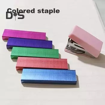 Скрепки зеленого цвета 3000 шт. для настольного степлера, 1000 шт. в упаковке, всего 3 шт., офисные скобы, школьные переплетные скобы розы красного