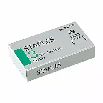 Скрепочные иглы KOKUYO Нет. 3 иглы 1000 шт. x 3 коробки
