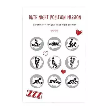Скретч-карта для непослушных пар Игры для пар Спальня Скретч-постер Даты Скретч-список