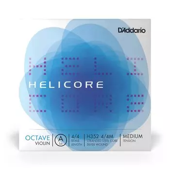 Скрипичная свободная струна Helicore Octave A струна H352 среднего натяжения D Addario (A3) 4/4М []