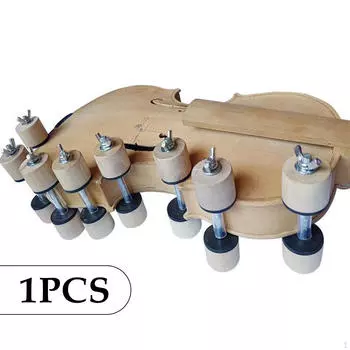 Скрипичный зажим для ремонта трещин, аксессуары для катушек, аксессуары для музыкальных инструментов Wooden