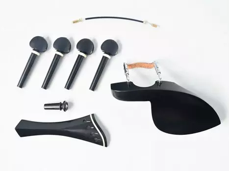 Скрипка, крепление для арфы из черного дерева ARTIGIANO&VIOLIN (стиль холма, хвостовая часть)