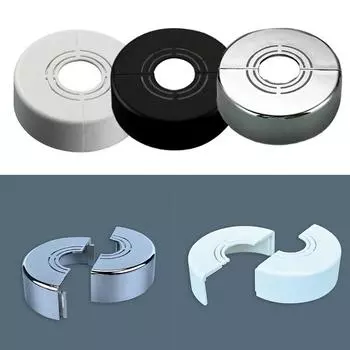 Скройте и украсьте свои трубы с помощью декоративных крышек для фланцевых смесителей чёрный