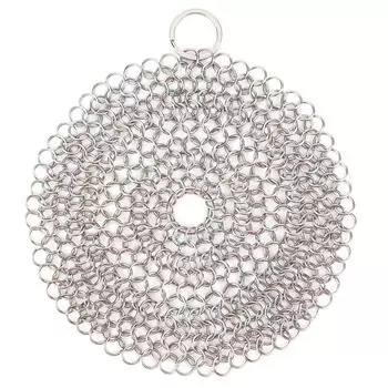 Скруббер для очистки кастрюль, металлическая щетка для чистки сковороды, голландской духовки d 4 Inch