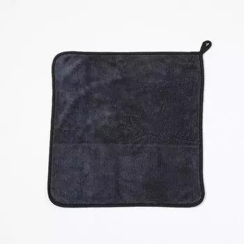 Скрученное маленькое плетение Впитывающее полотенце для мойки автомобиля - Высокая впитываемость, Толстое, Не оставляет ворсинок, Идеально для сушки 30x30cm 500g Braid серый