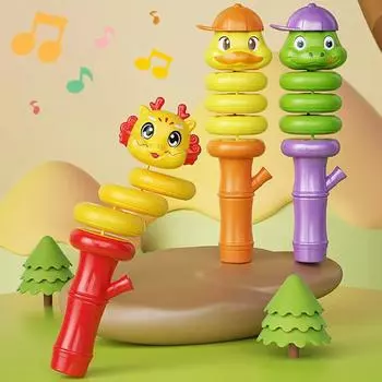 Скрученный баланс качающаяся змея свисток игрушка вращающаяся утка декомпрессионная качающаяся сила управления балансировочная игрушка змея Blue Snake