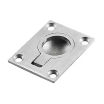 Скрытая ручка из нержавеющей стали с кольцом для пальцев, ручка-скоба для шкафа, встроенная ручка для раздвижной двери, фурнитура