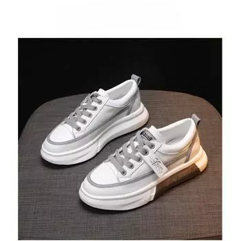 Скрытые увеличивающие рост белые туфли, женская обувь, новые универсальные дышащие спортивные повседневные кроссовки, летние туфли из тонкой сетки 35 белый