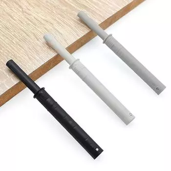 Скрытый дверной стопор Бесшумный шкафчик Амортизаторы отскока Дверной отбойник Ящик с системой Push To Open серый