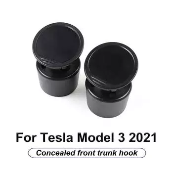 Скрытый карбоновый передний багажник, сумка для хранения аксессуаров, удобная сумка для обновления, для Tesla Model 3 2024 2024 2024 чёрный