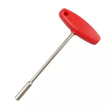 - Скрытый ключ для спиц велосипеда с Т-образной втулкой, встроенный инструмент для колпачков спиц (3.2mm)