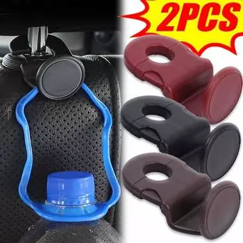 Скрытый крючок для спинки автомобильного сиденья, универсальный автомобильный подголовник, вращающийся на 360°, подвесной держатель для хранения, крючок для хранения вещей весом 20-25 кг