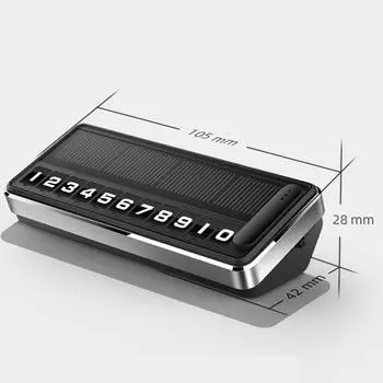 Скрытый номерной знак для парковки Скрытый номерной знак автомобиля Защита конфиденциальности без выцветания Автоматическое освещение с использованием солнечной энергии CHINA