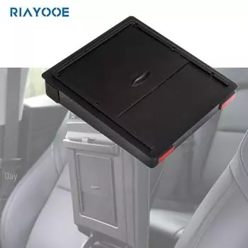 Скрытый ящик для хранения вещей в подлокотнике для Tesla Model 3/Y (2017-2023) Центральная консоль 144*128MM чёрный