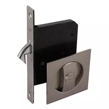 Скрытый замок для раздвижной двери без ключа, простая установка, замок-крючок из цинкового сплава для внутренних дверей Single Hook