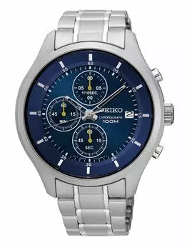 SKS537P1 Seiko Neo Sports Chronograph Blue Мужской Аналоговый Бизнес Кварцевый Доставка за границу Seiko