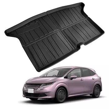 SKTU Коврик в багажник для Toyota Note Водонепроницаемый багажник из TPE Черный E13, Коврик все в одном , Материал, Устойчивый к царапинам, Водонепроницаемый, Устойчивый к пятнам,