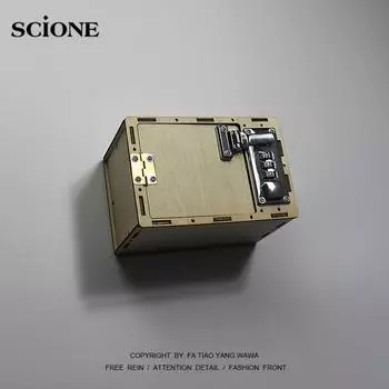 Скучно делать сейф, чтобы спрятать немного личных денег! Ручной механический парольный ящик своими руками