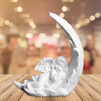 Скульптура ангельского херувима для домашнего декора Right